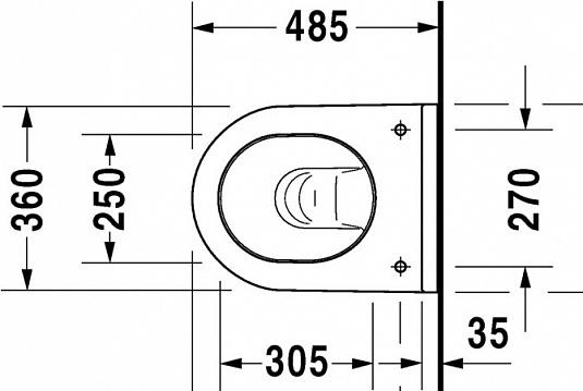 Комплект инсталляции Geberit Duofix Delta 458.124.21.1 3 в 1 с подвесным унитазом Duravit Starck-3 2227090000 и крышкой сидением микролифт 0063890000 - duravit shop