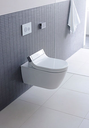 Крышка-сиденье Duravit Starck SensoWash 610001 002000300 с микролифтом петли хром функция биде - duravit shop