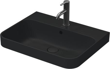 Раковина 60 см Duravit Happy D.2 Plus 2360601300 чёрный - duravit shop