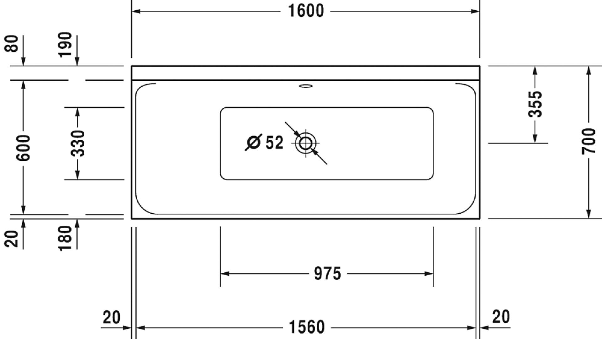 Ванна акриловая 160x70 Duravit P3 Comforts 700371 - duravit shop