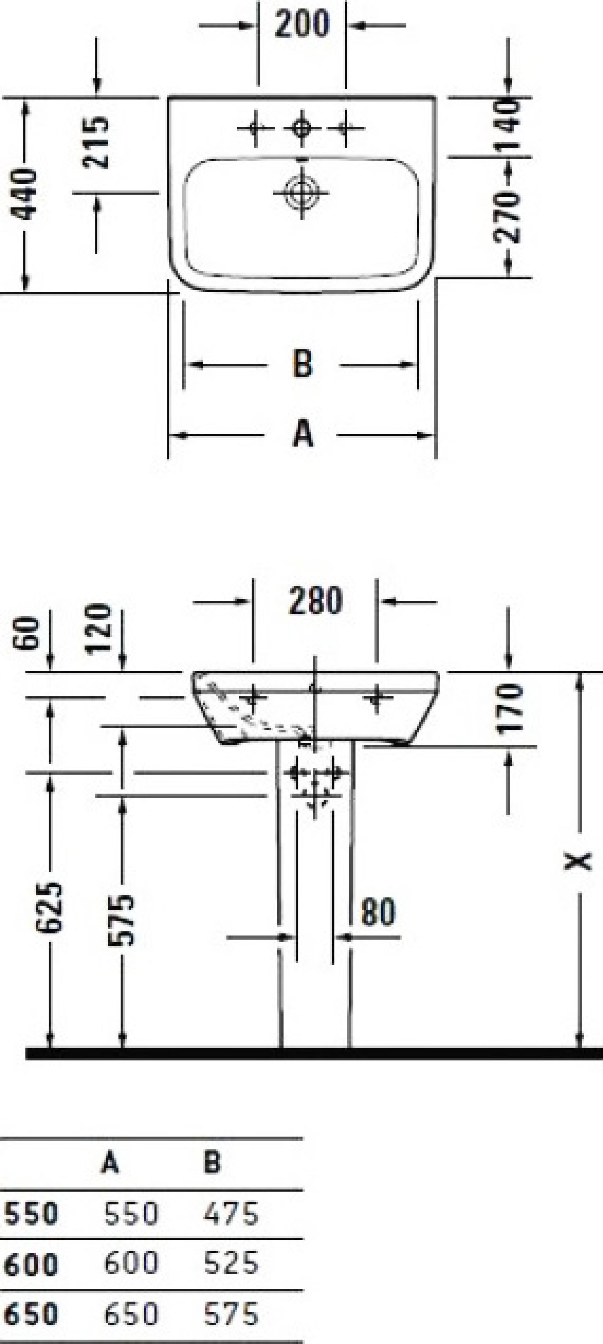 Раковина Duravit DuraStyle 2319650000 - duravit shop