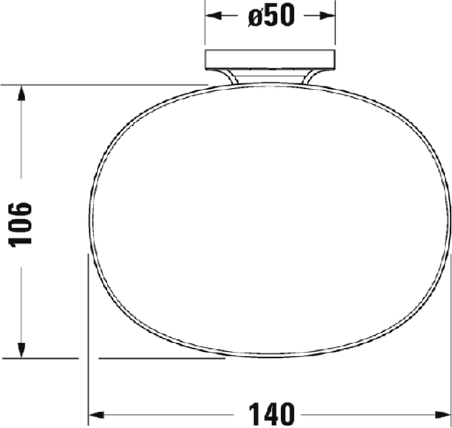 Мыльница Duravit Starck T 0099334600 черный матовый - duravit shop