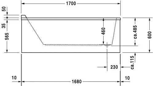 Акриловая ванна Duravit Starck 7000030000000 белый - duravit shop