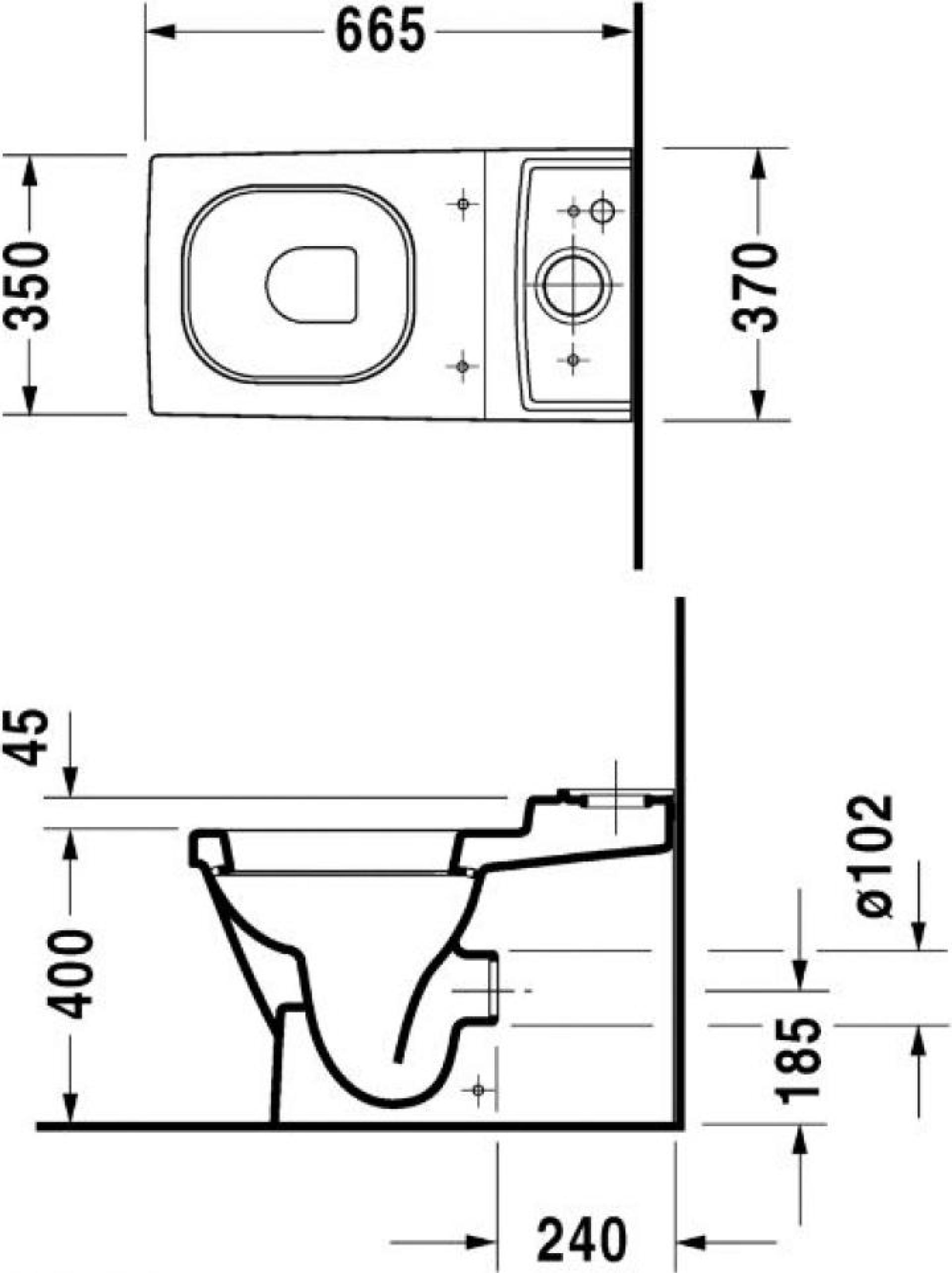 Крышка-сиденье для унитаза микролифт Duravit 2 Nd Floor 0068990000 - duravit shop