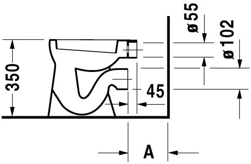 Приставной унитаз Duravit Duraplus 010609 Bambi детский - duravit shop