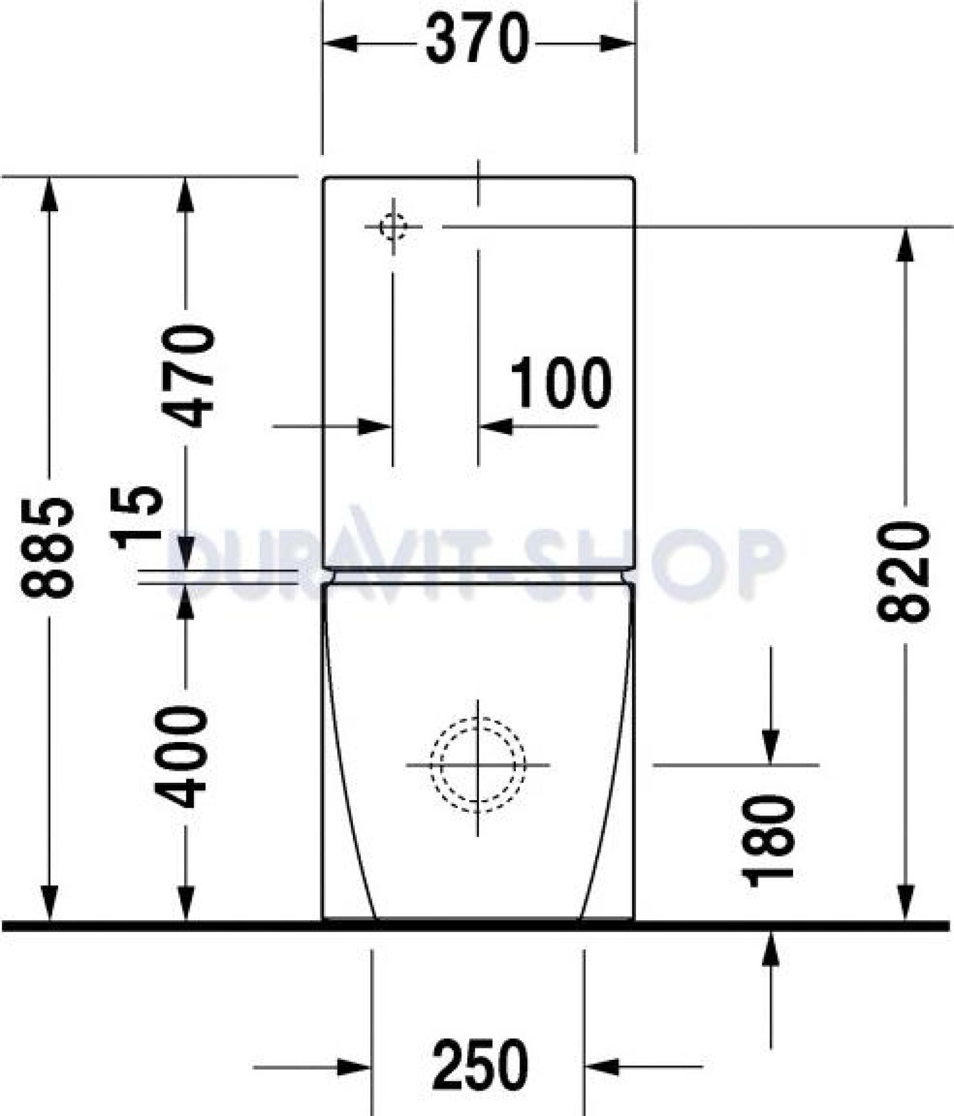 Чаша унитаза Duravit Starck 2 2129090000 - duravit shop