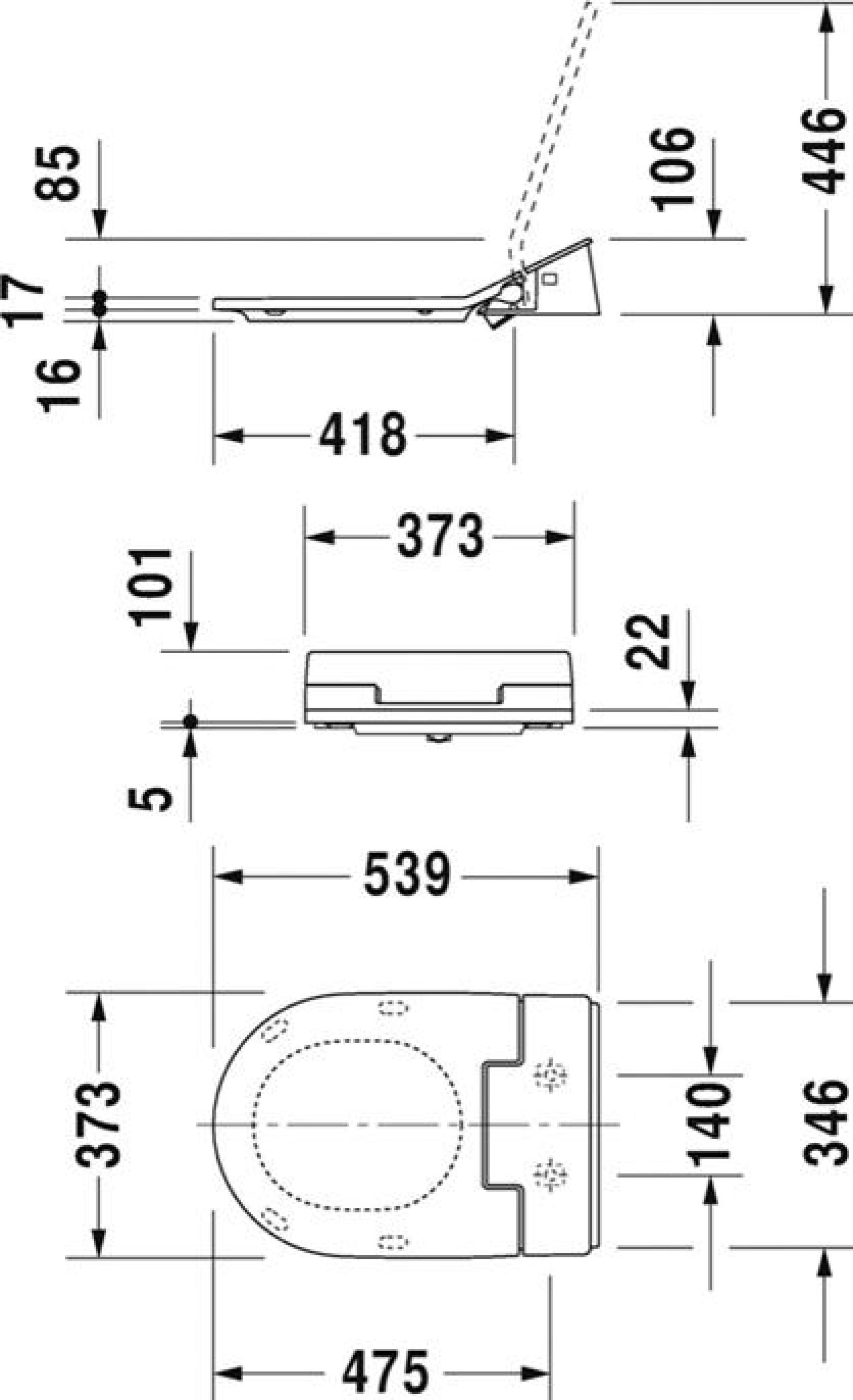 Унитаз подвесной Duravit ME by Starck  2528590000 - duravit shop