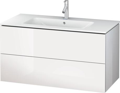 Тумба под раковину Duravit L-Cube LC62422222 102 два ящика, белая - duravit shop