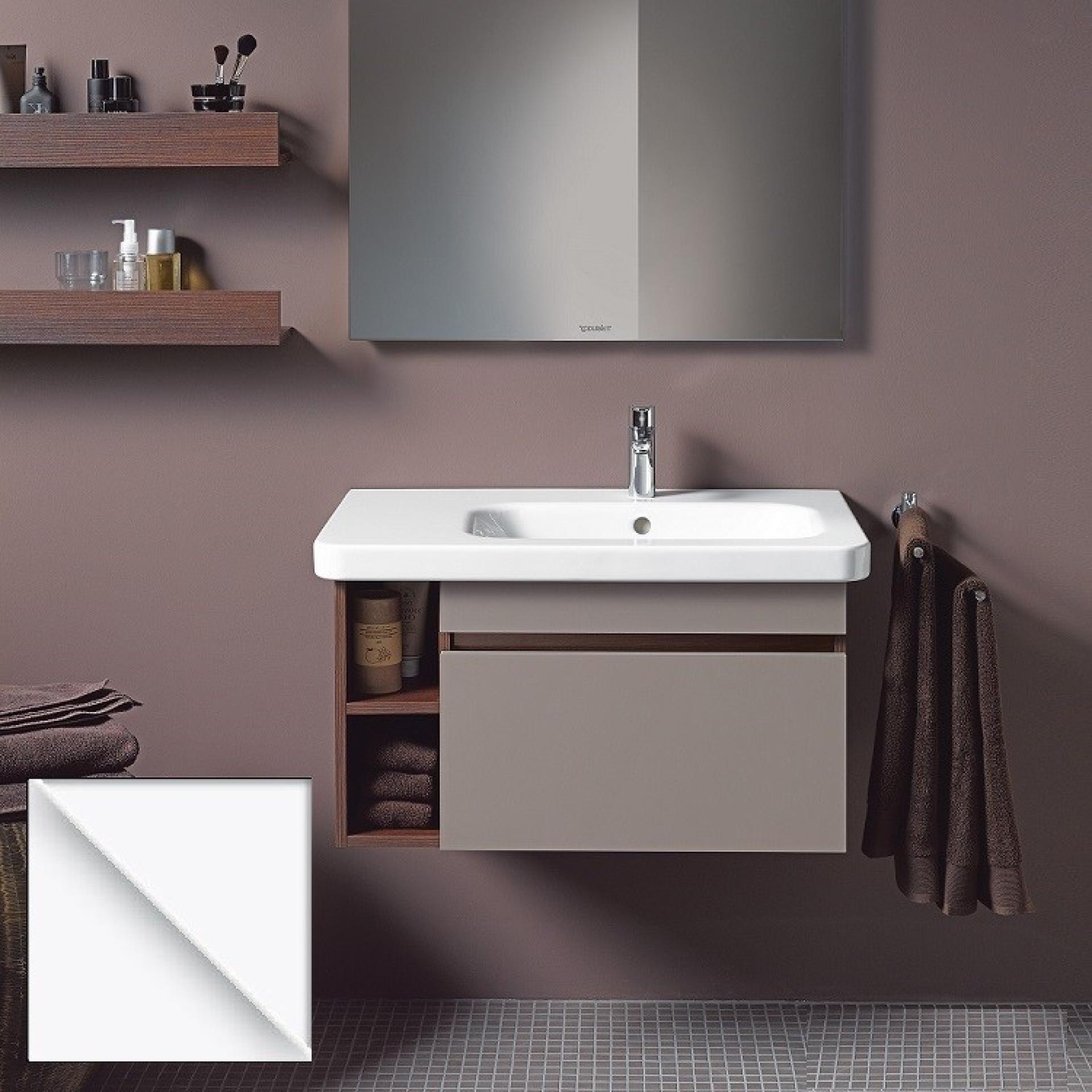 Тумба под раковину 73 см  Duravit DuraStyle DS639301818,белый матовый - duravit shop