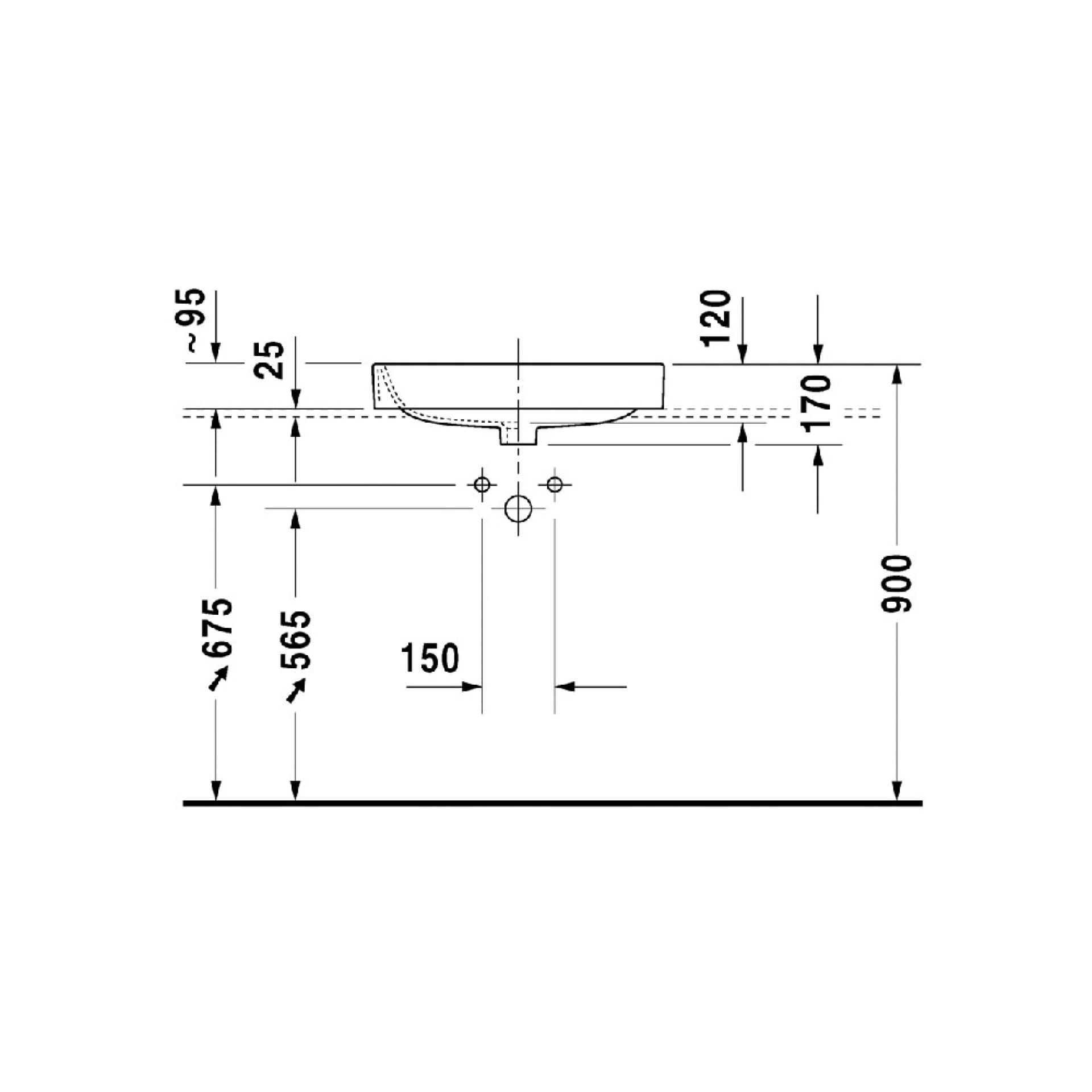 Раковина Duravit Happy D.2 2315600000 белый - duravit shop