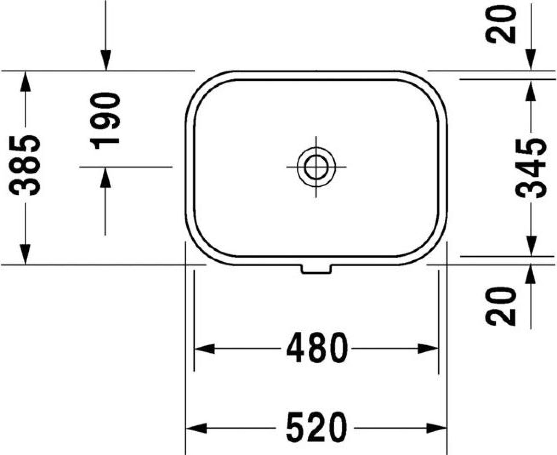 Раковина 48 см Duravit Happy D.2 0457480000 - duravit shop