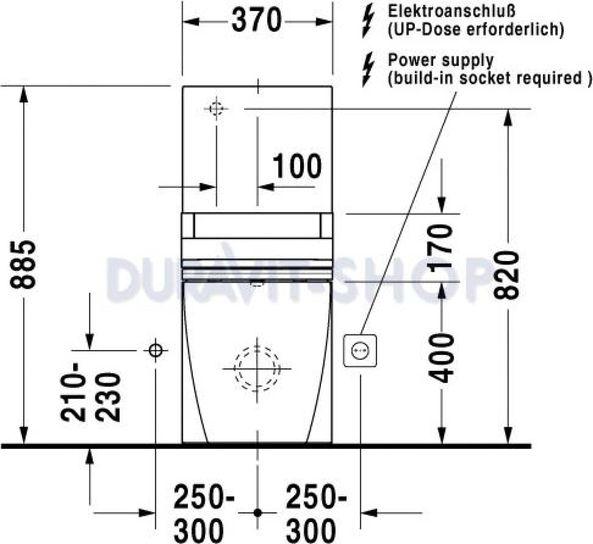 Чаша унитаза Duravit Starck 2 2129090000 - duravit shop