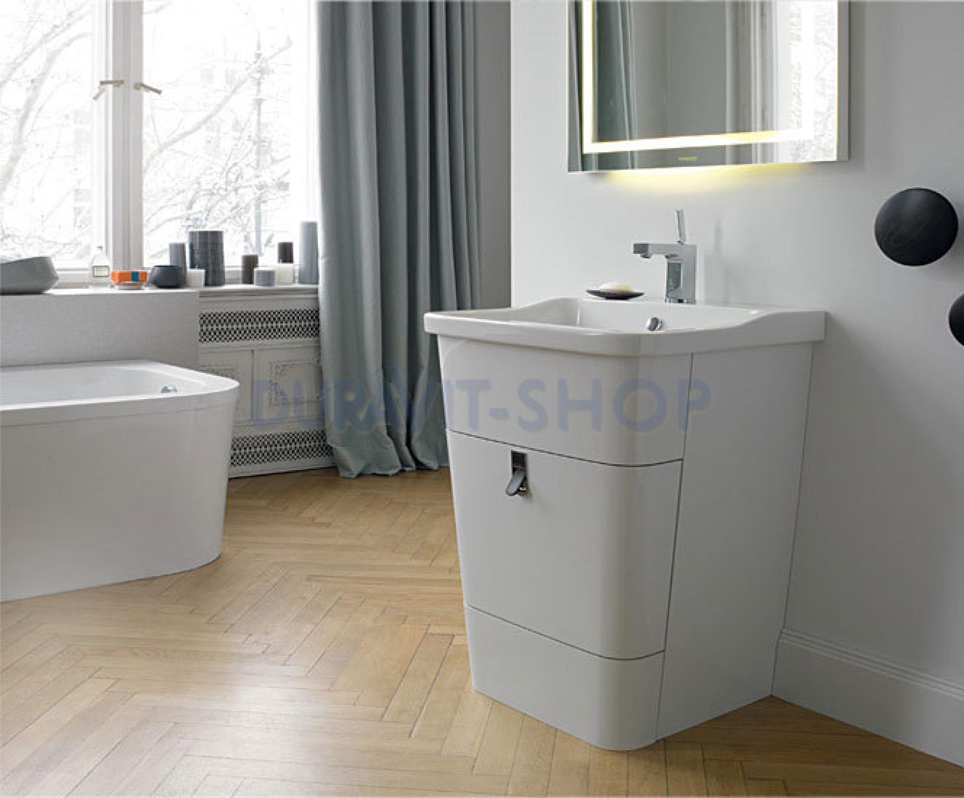 Тумба напольная 81см (белый лак) Duravit Esplanade  ES905105656 - duravit shop