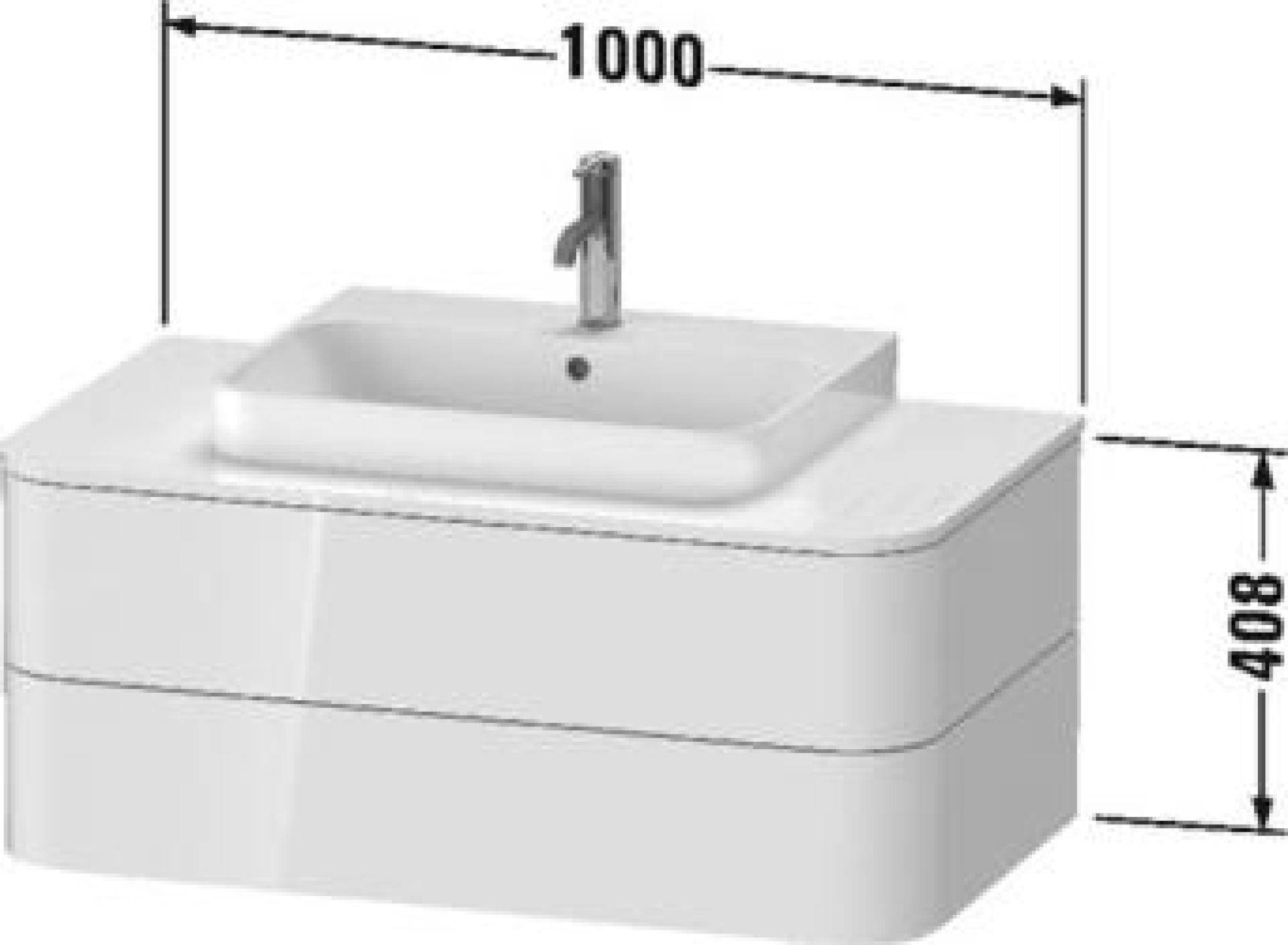 Тумба для комплекта Duravit Happy D.2 Plus HP497109292 100 - duravit shop