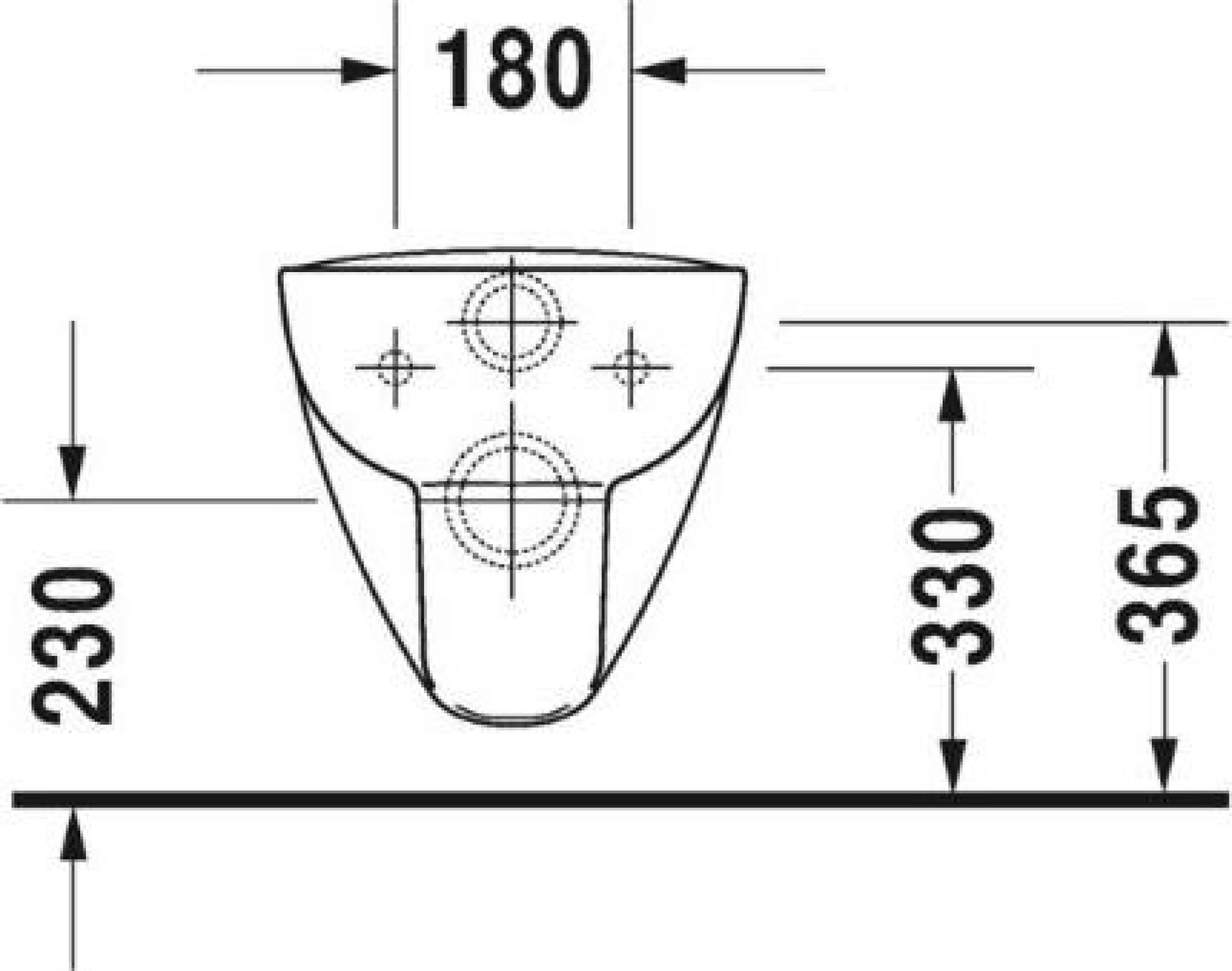 Подвесной унитаз Duravit D-Code Rimless 25700900002 безободковый - duravit shop