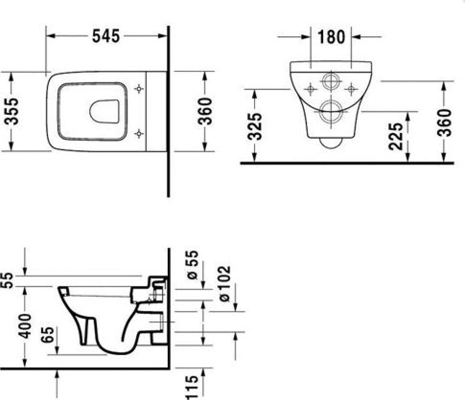 Унитаз подвесной Duravit Pura Vida 2219090000 - duravit shop