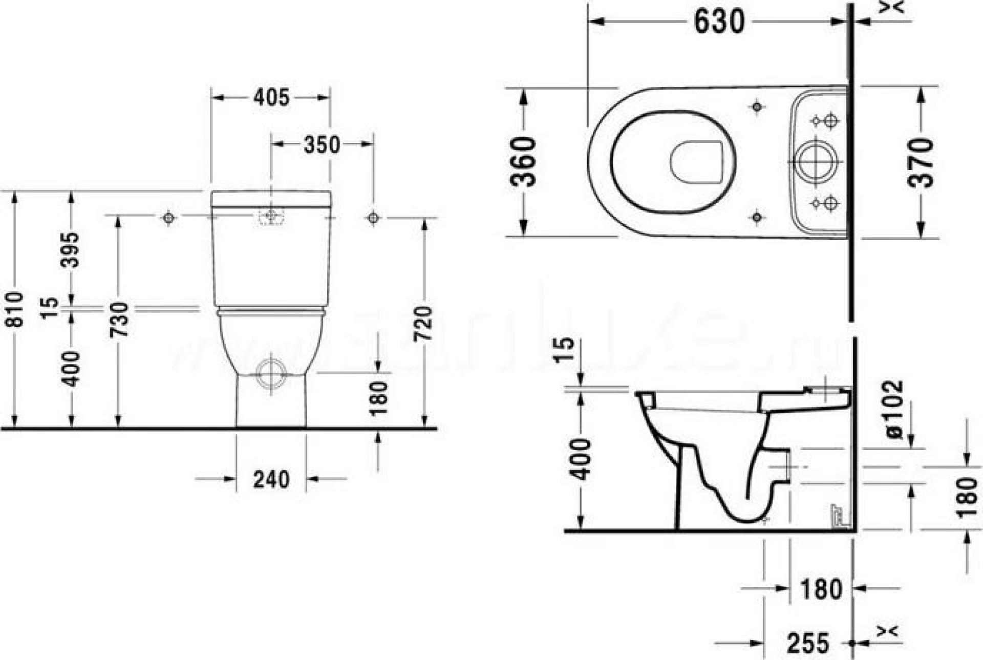 Крышка-сиденье Duravit Darling New 0069890000 с микролифтом петли хром - duravit shop