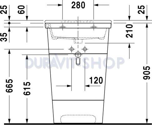 Тумба напольная 60 см Duravit Esplanade ES905005656 - duravit shop