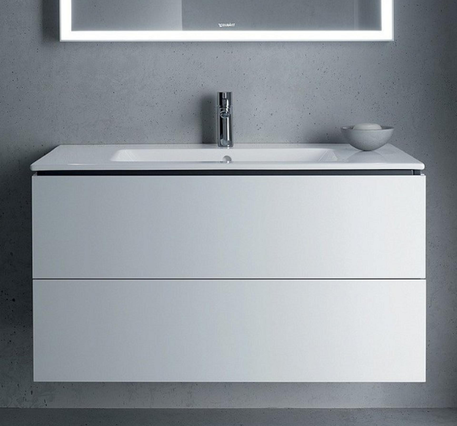 Тумба под раковину Duravit L-Cube LC62422222 102 два ящика, белая - duravit shop