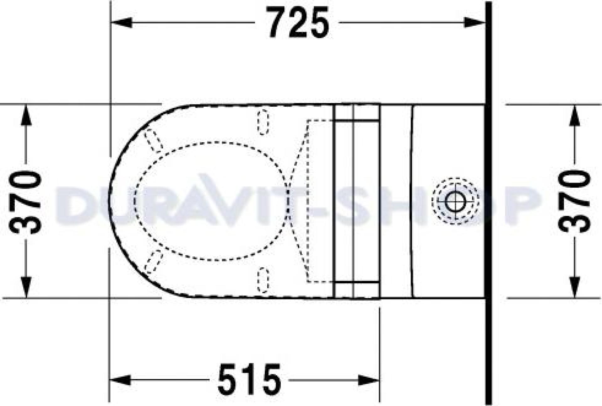 Чаша унитаза Duravit Starck 2 2129090000 - duravit shop