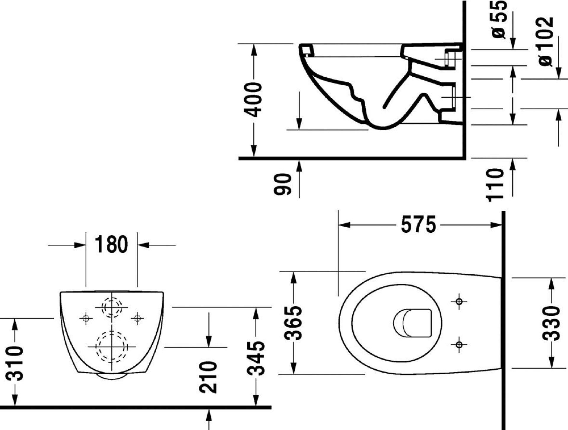 Комплект Система инсталляции для унитазов Grohe Rapid SL 38772001 3 в 1 с кнопкой смыва + Подвесной унитаз Duravit Architec 2546090064 + Крышка-сиденье Duravit Architec 0069690000 с микролифтом - duravit shop