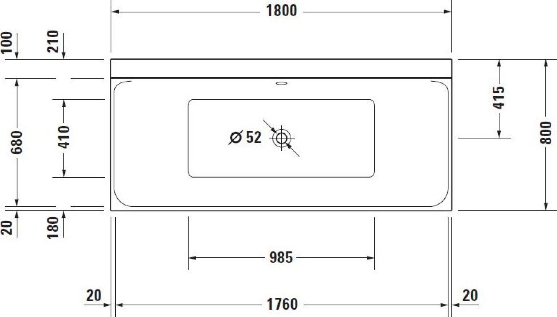 Акриловая ванна Duravit P3 Comforts 180х80 700377 700377000000000+790100000000000 - duravit shop