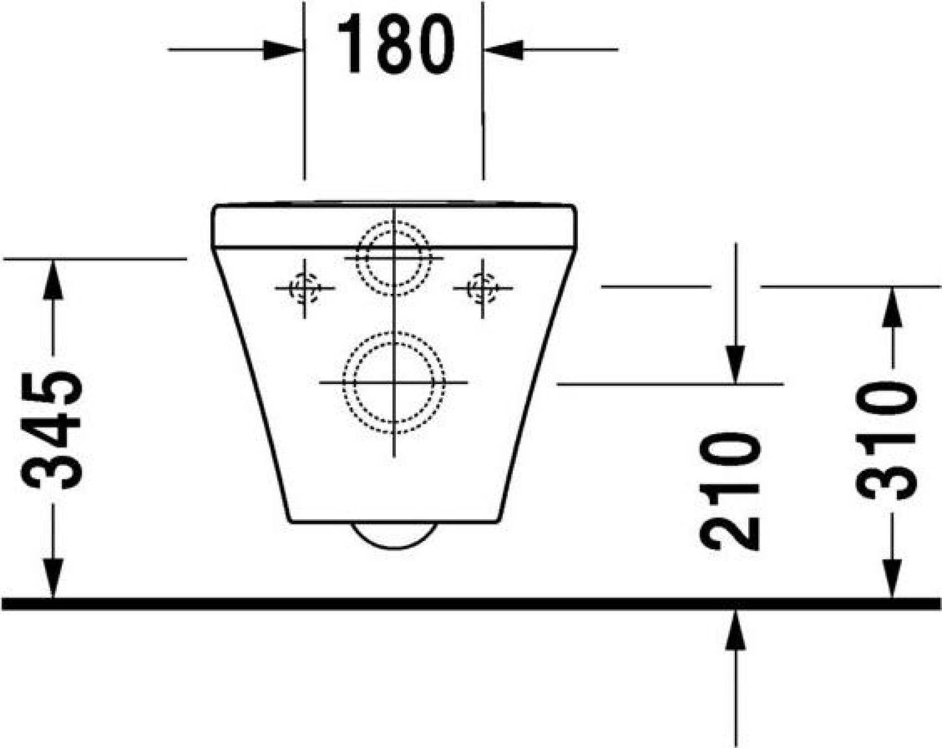 Унитаз подвесной Duravit DuraStyle 45510900A1 безободковый с крышкой-сиденьем soft close - duravit shop