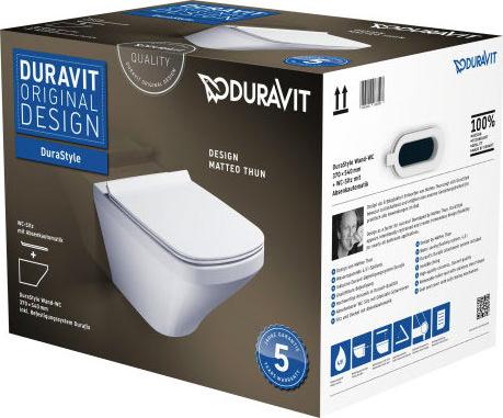 Подвесной унитаз Duravit DuraStyle 2552090000 - duravit shop