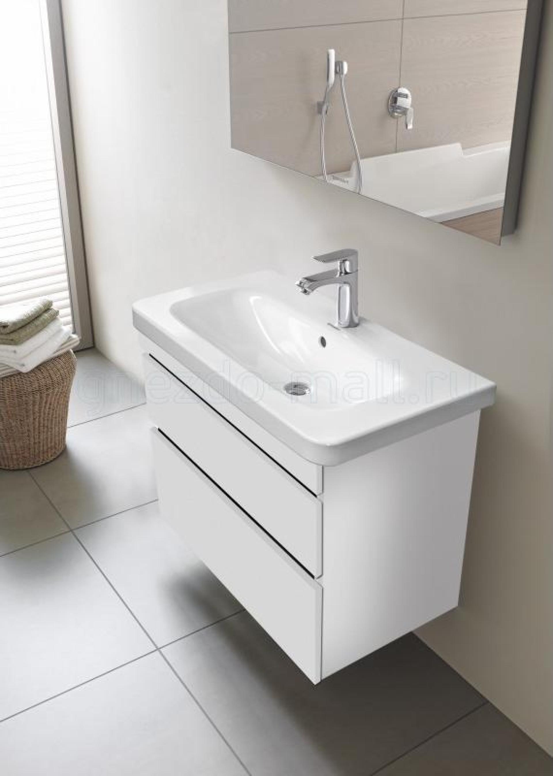 Тумба под раковину 73 см Duravit Durastyle DS648102222 белый - duravit shop