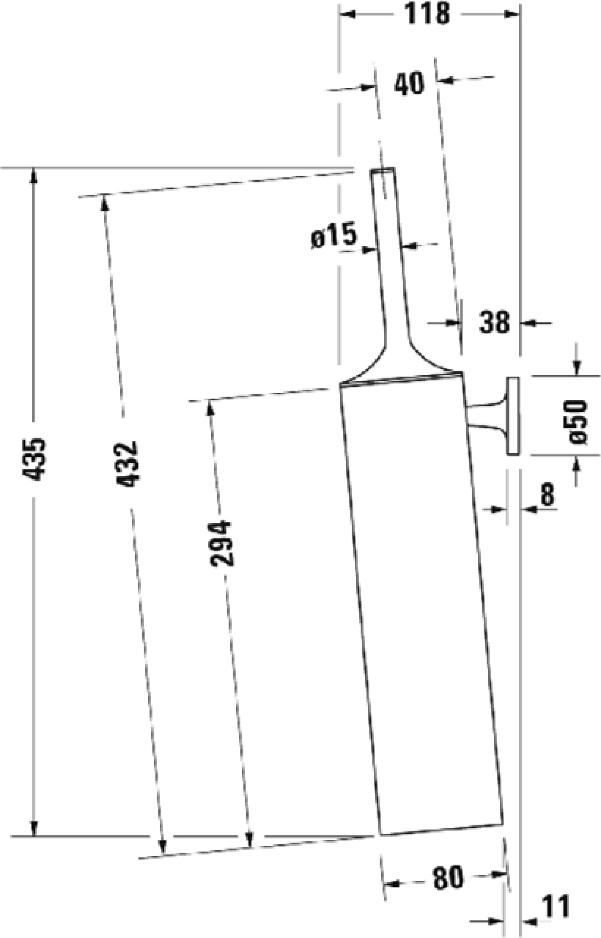 Ершик Duravit Starck T 0099461000 настенный хром - duravit shop