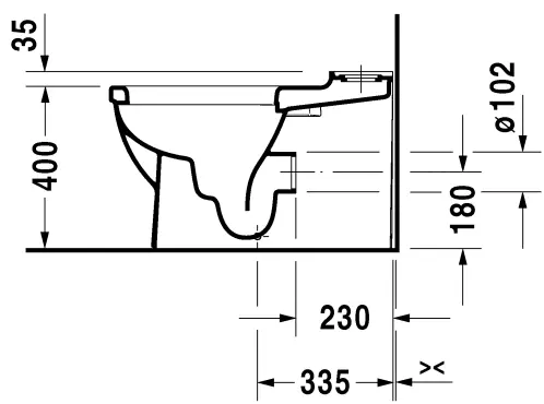 Напольный унитаз Duravit Starck 3 2141590000 - duravit shop