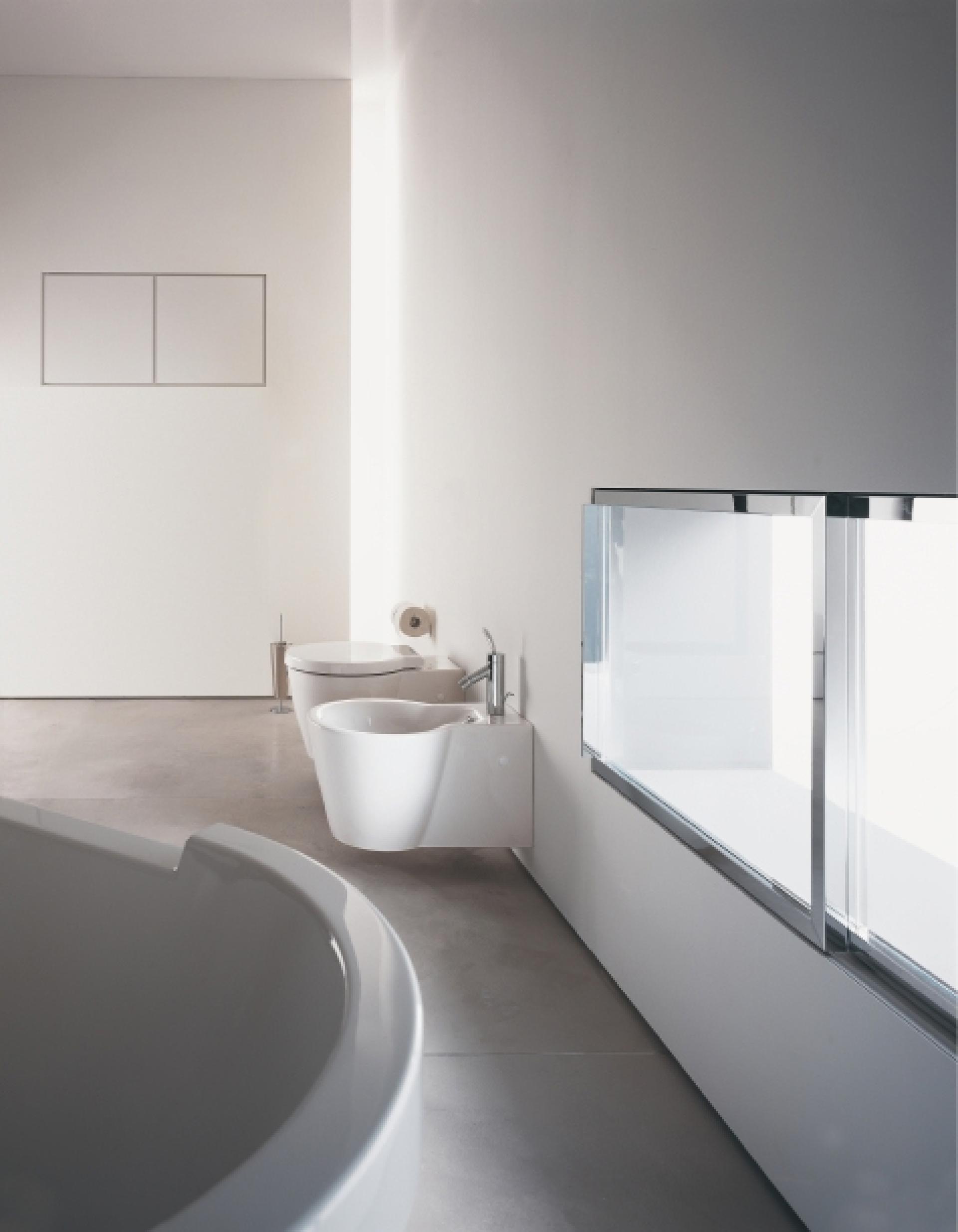 Подвесное биде Duravit Starck 1 02741500001-WG с антигрязевым покрытием - duravit shop