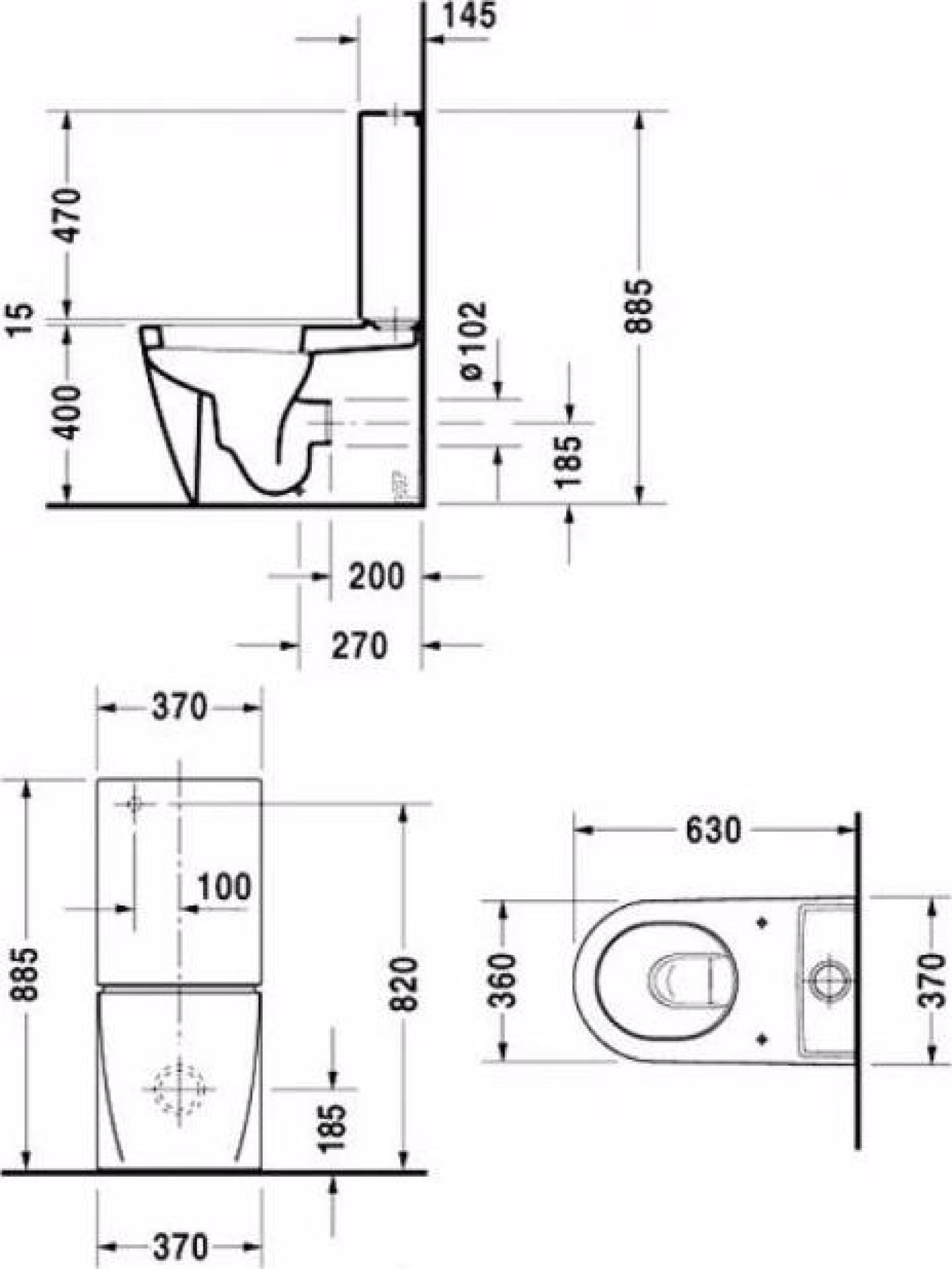 Бачок для унитаза Duravit Starck 2 0933000005 - duravit shop