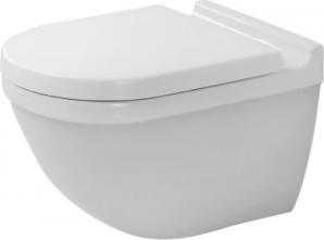 Унитаз подвесной Rimless Duravit Starck-3 45270900A1 безободковый с крышкой-сиденьем soft close - duravit shop