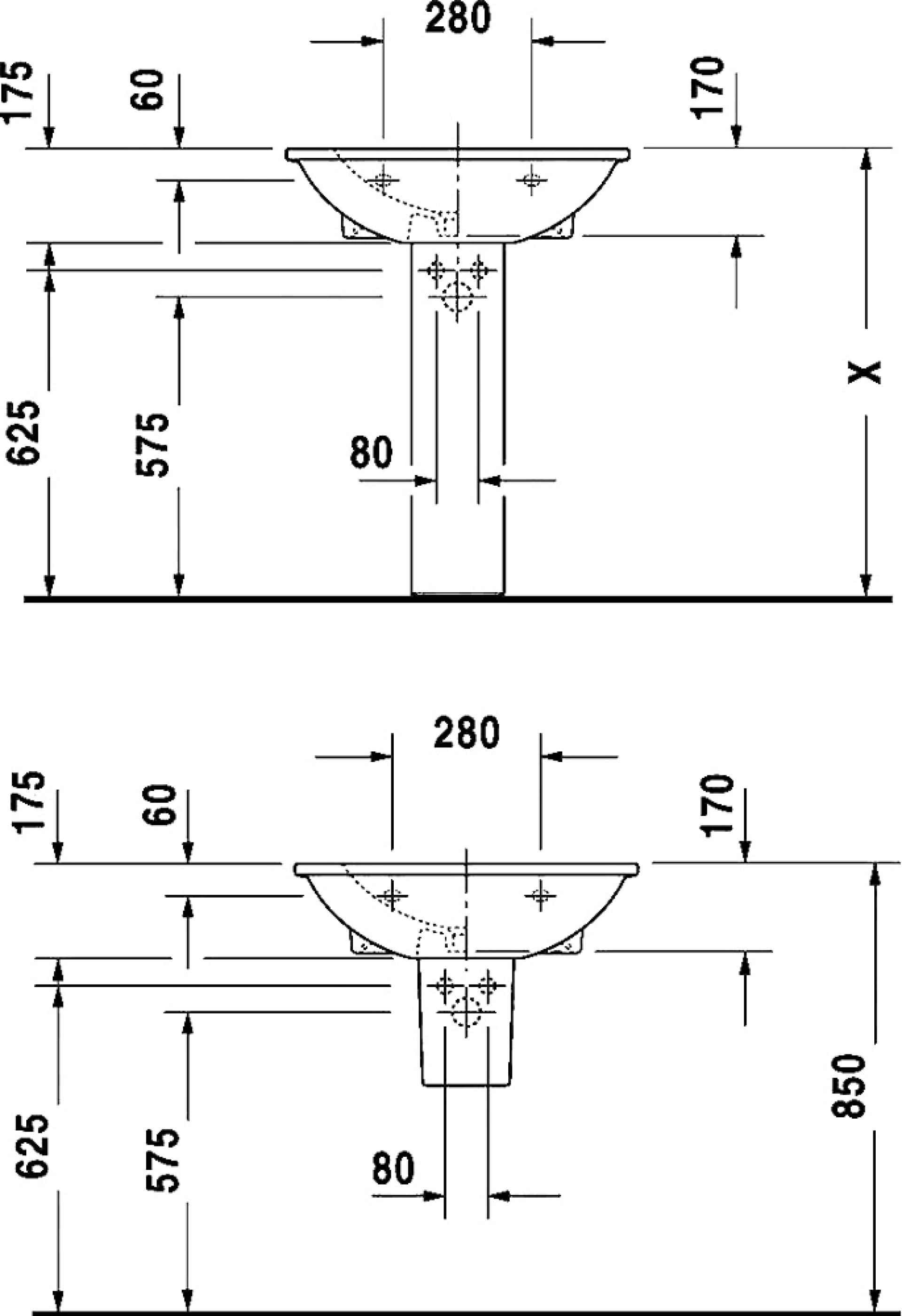 Раковина Duravit Darling New 2621600000 60 см - duravit shop