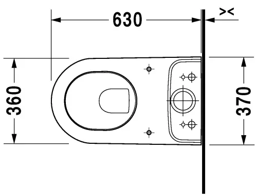 Напольный унитаз Duravit Darling New 2138090000 - duravit shop