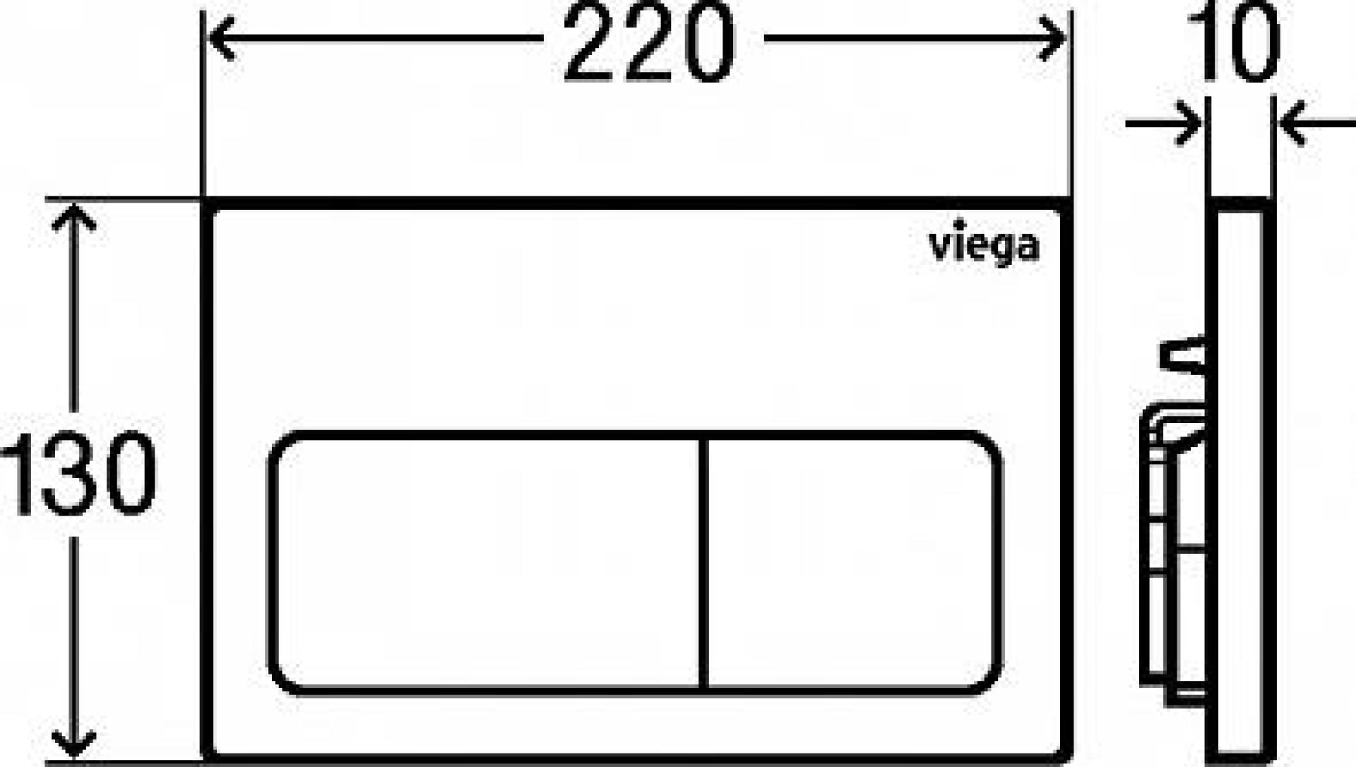 Комплект инсталляции Viega Prevista Dry 792824 с клавишей смыва и подвесным унитазом Duravit Starck-3 2227090000 с крышкой сидением микролифт 0063890000 - duravit shop