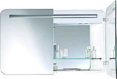 Зеркальный шкаф 100 см Duravit Pura Vida PV942508585 - duravit shop