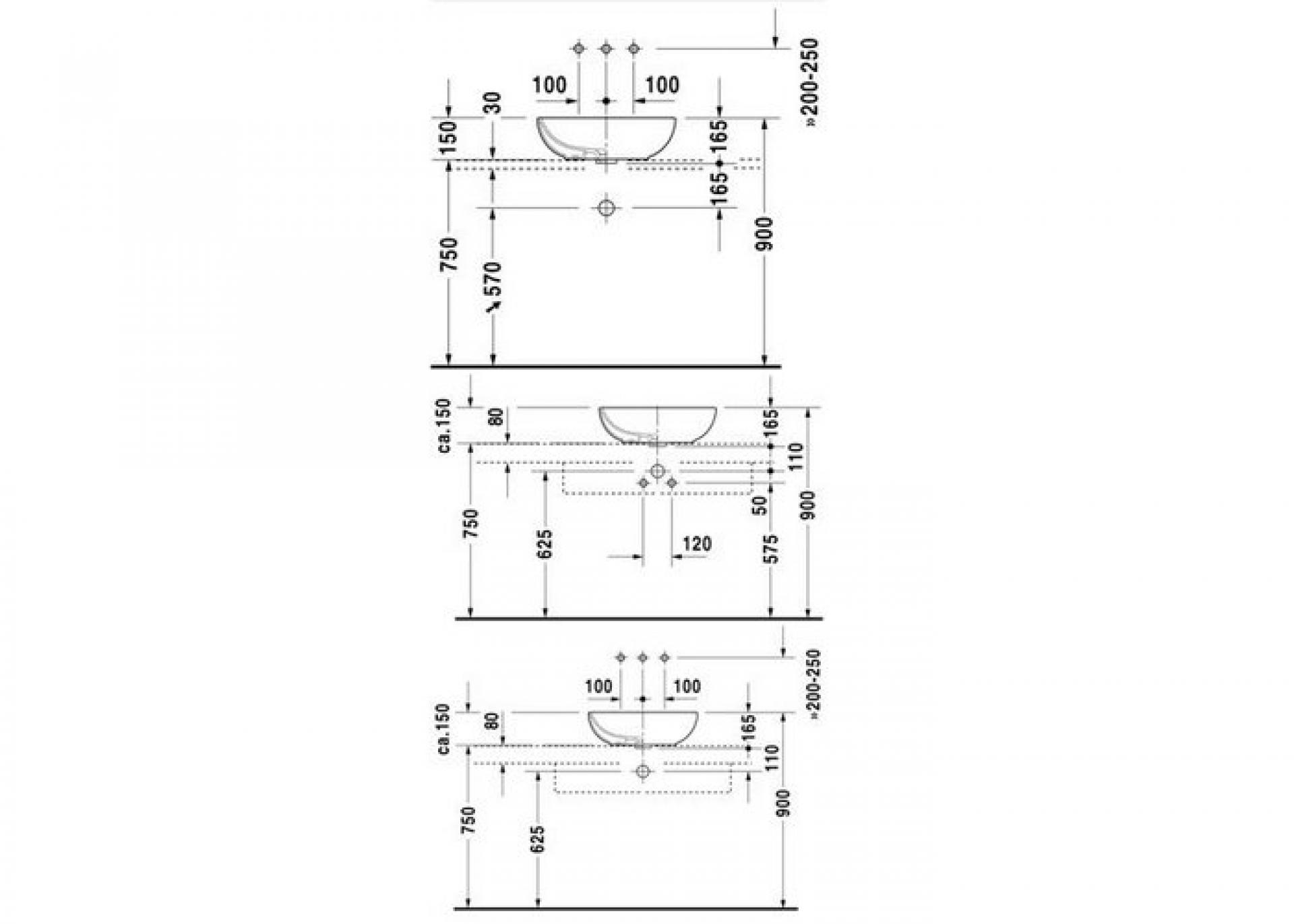 Раковина Duravit Foster 50 0335500000 - duravit shop