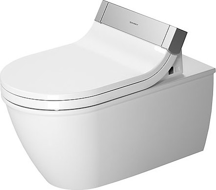 Крышка-сиденье Duravit Starck SensoWash 610001 002000300 с микролифтом петли хром функция биде - duravit shop