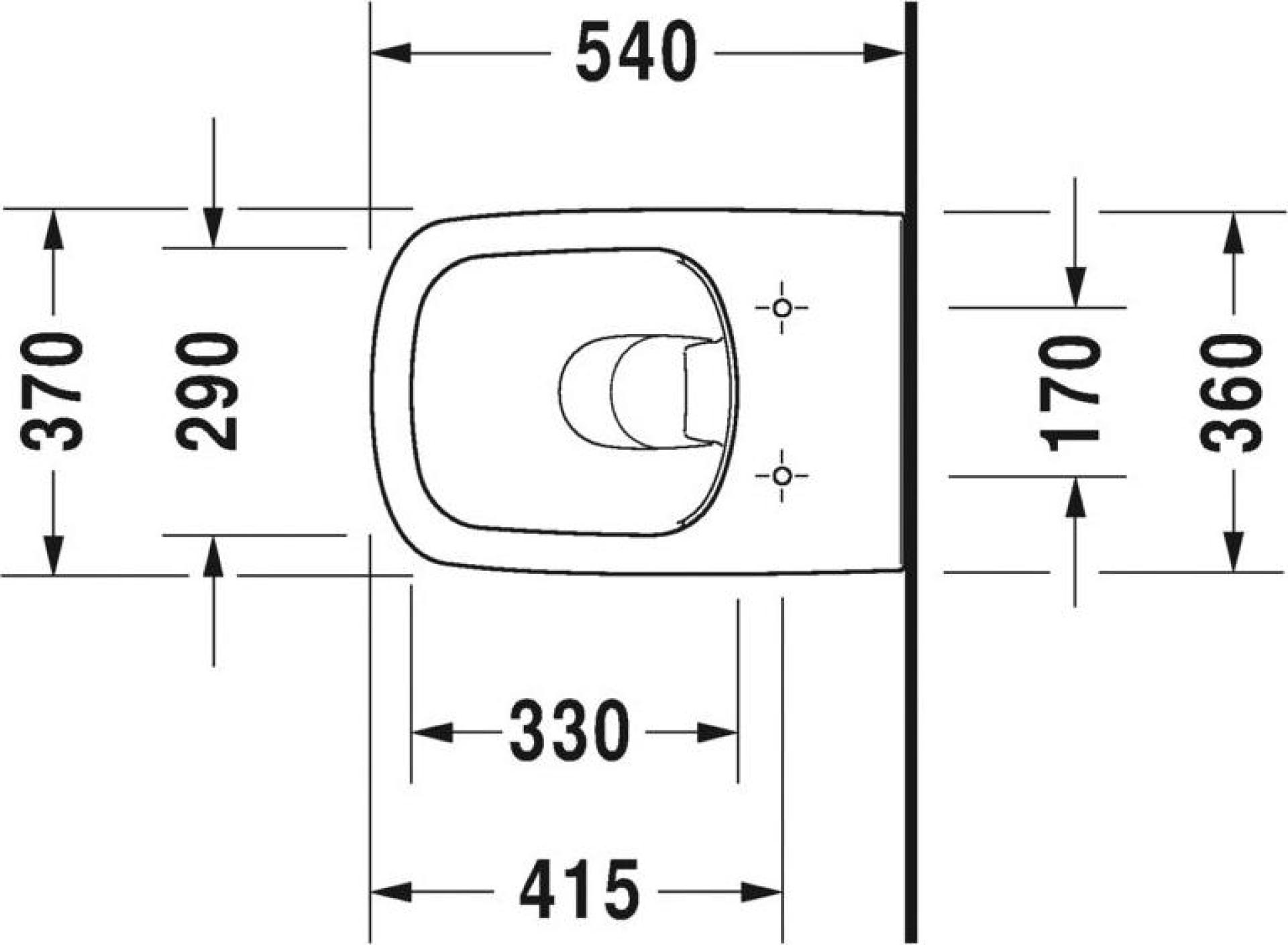 Унитаз подвесной Duravit DuraStyle 45510900A1 безободковый с крышкой-сиденьем soft close - duravit shop