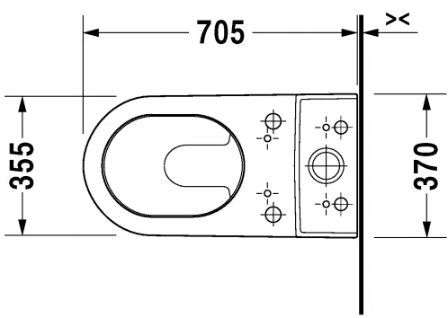 Напольный унитаз Duravit Starck 3 2141590000 - duravit shop