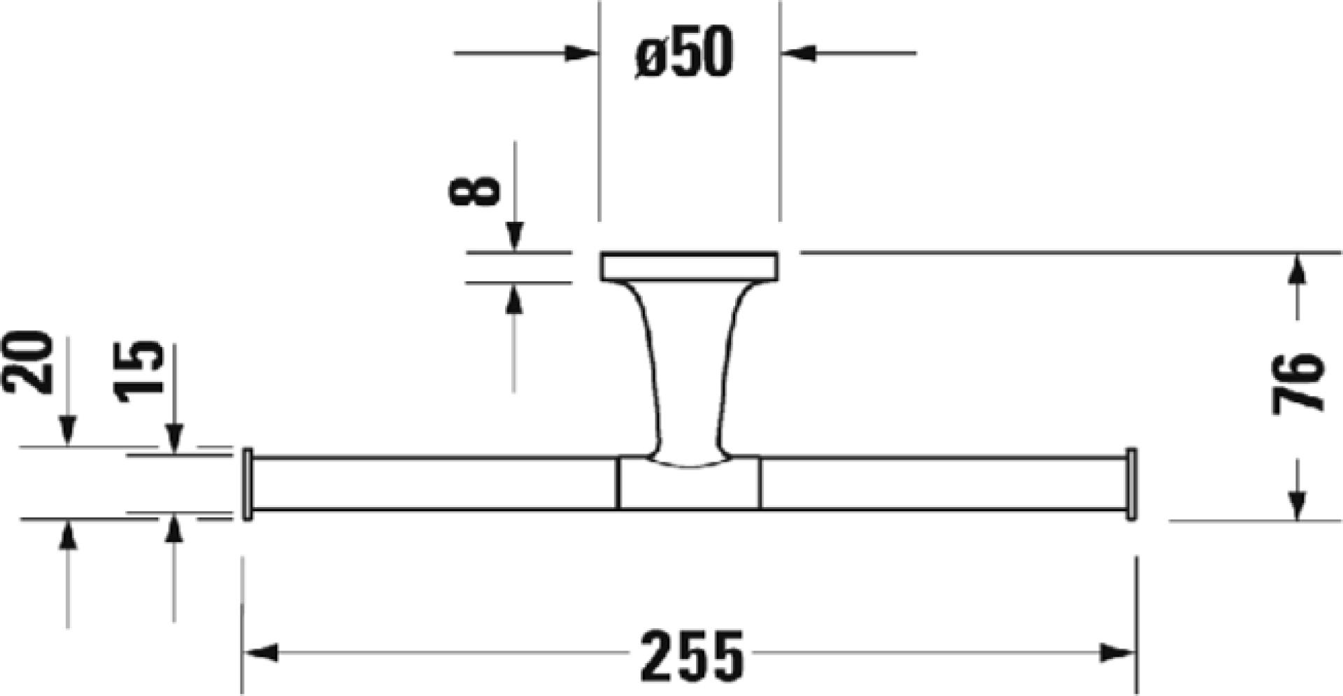 Держатель туалетной бумаги Duravit Starck T 0099381000 двойной - duravit shop