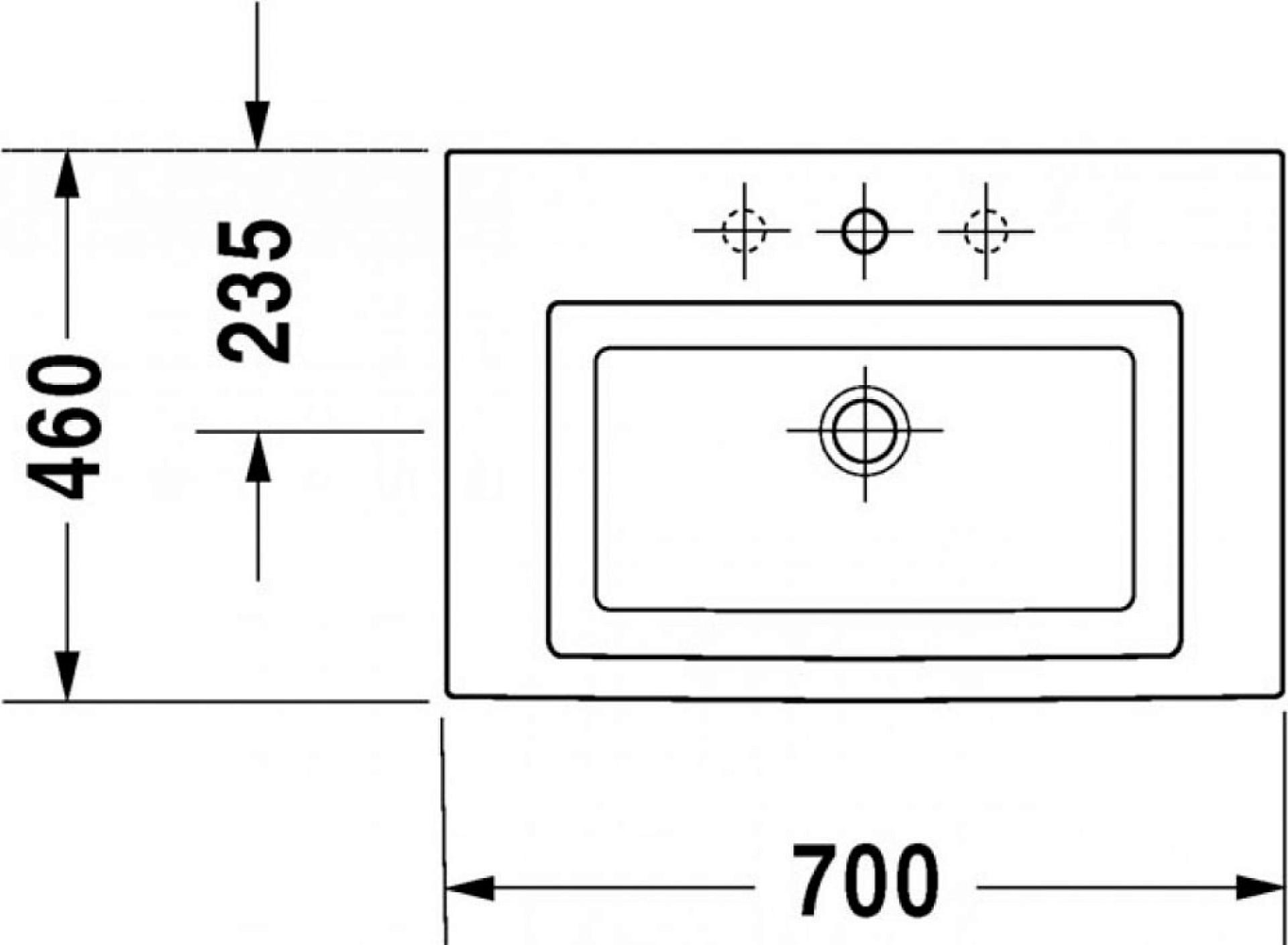 Раковина Duravit 2ND Floor 0491600000 60 см - duravit shop