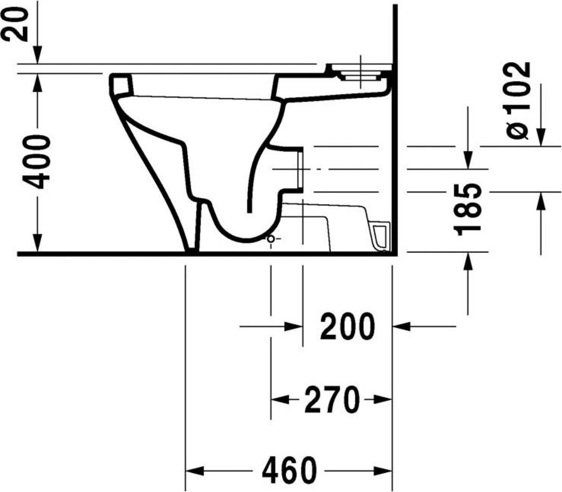 Унитаз-компакт Duravit DuraStyle 215509 с бачком 0935100005 - duravit shop