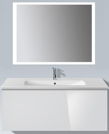 Тумба под раковину 82 см Duravit L-Cube LC614102222,белая - duravit shop