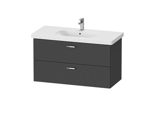 Тумба под раковину Duravit XBase XB619304949, графит матовый - duravit shop