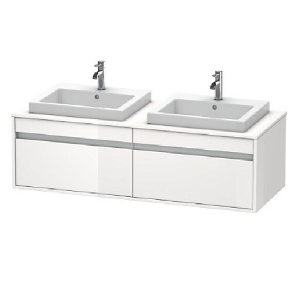 Тумба под раковину Duravit Ketho KT6797B2222, белый глянцевый - duravit shop