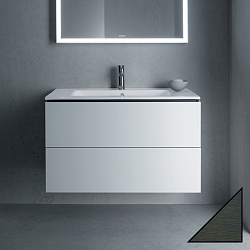 Тумба с раковиной Duravit L-Cube LC6241 83 коричневая сосна