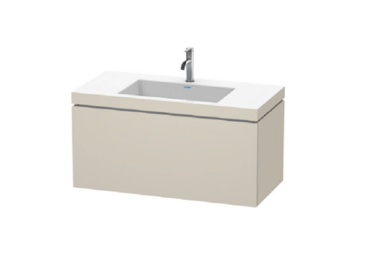 Тумба под раковину Duravit L-Cube LC6918O9191, серо-коричневый матовый - duravit shop